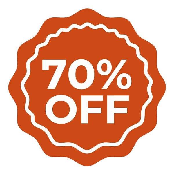 70% OFF